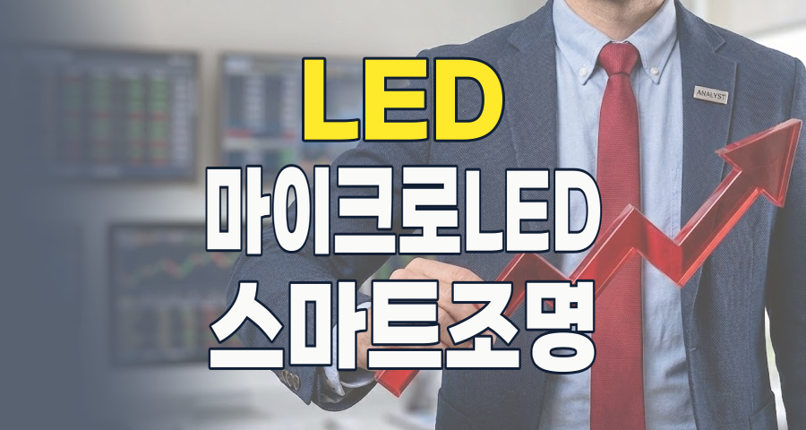 2026년, LED 테마주: 스마트 조명과 마이크로 LED가 이끄는 빛의 혁명, 투자 전략은?