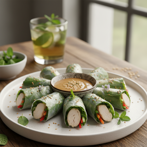 닭가슴살 민트 쌈 관련 이미지