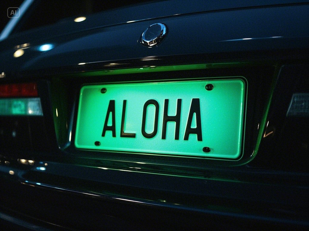 검은색 자동차의 번호판