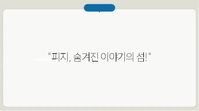 피지의 문화