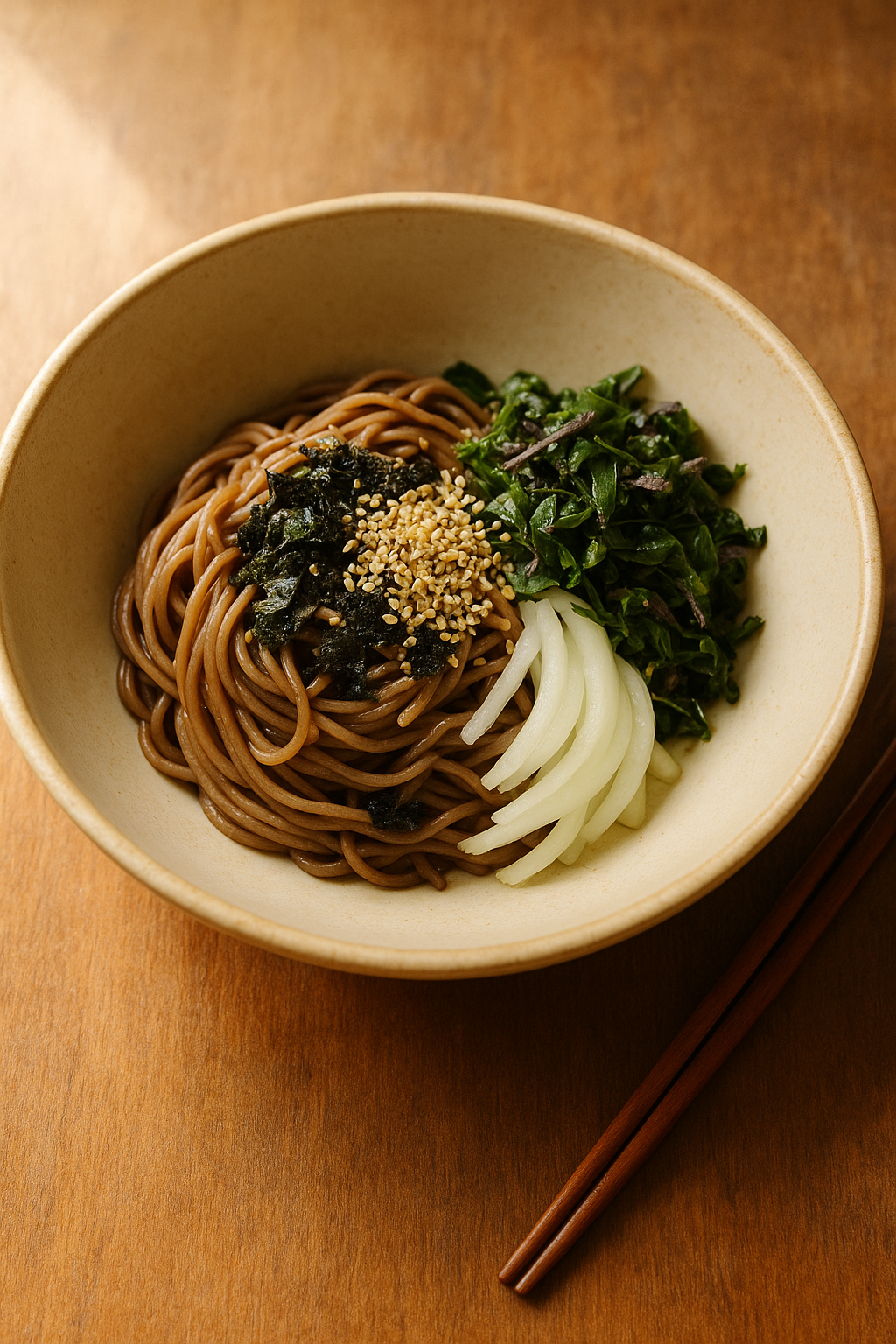 들기름 비빔국수