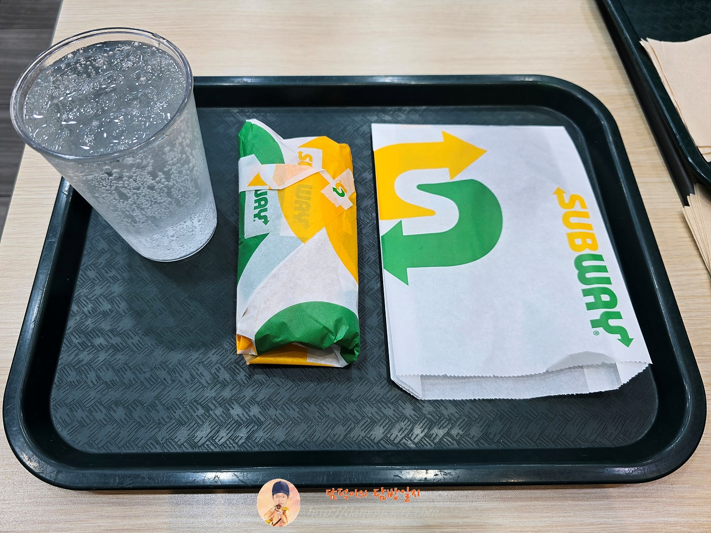 쉬림프 에그마요 랩 + 더블 초코칩