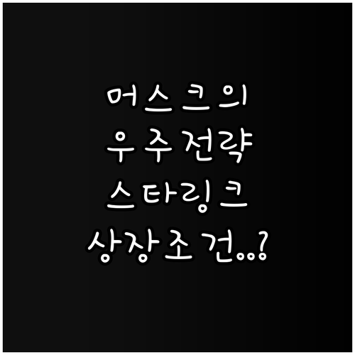 일론 머스크의 우주 산업 투자 전략과..