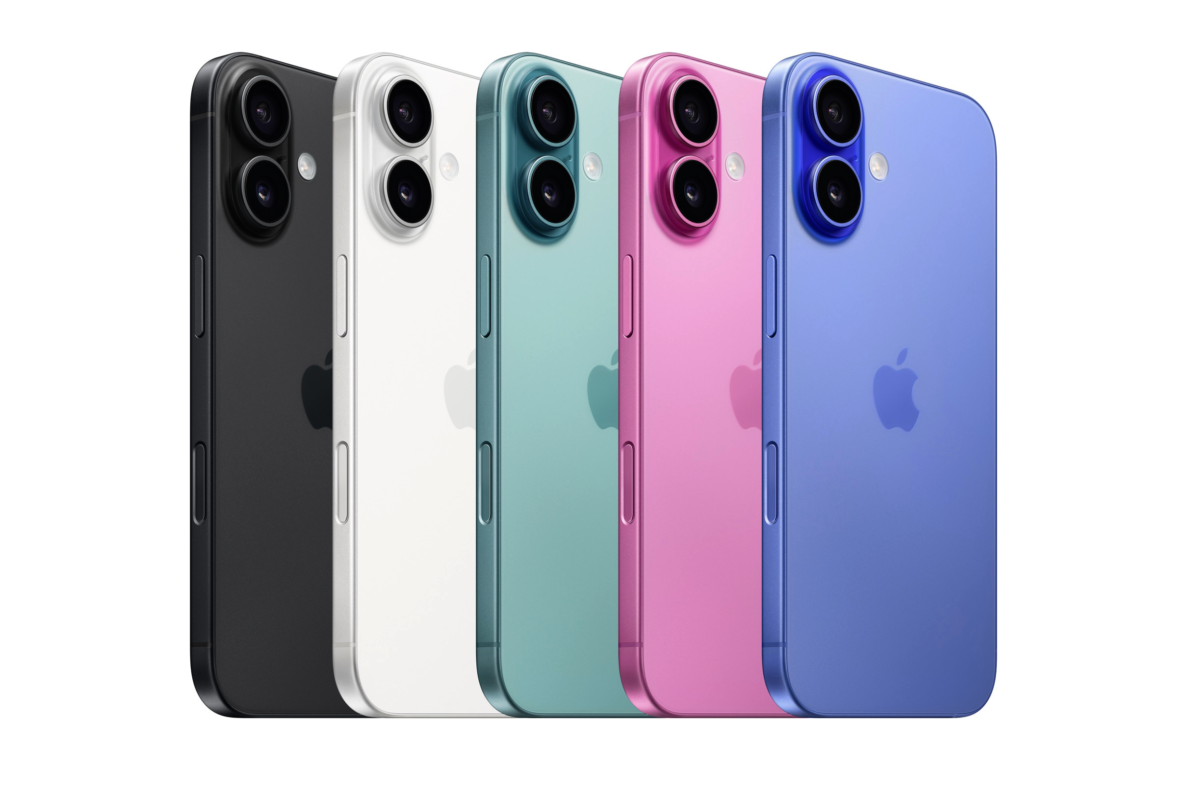 아이폰16, 16플러스 5가지 색상 이미지