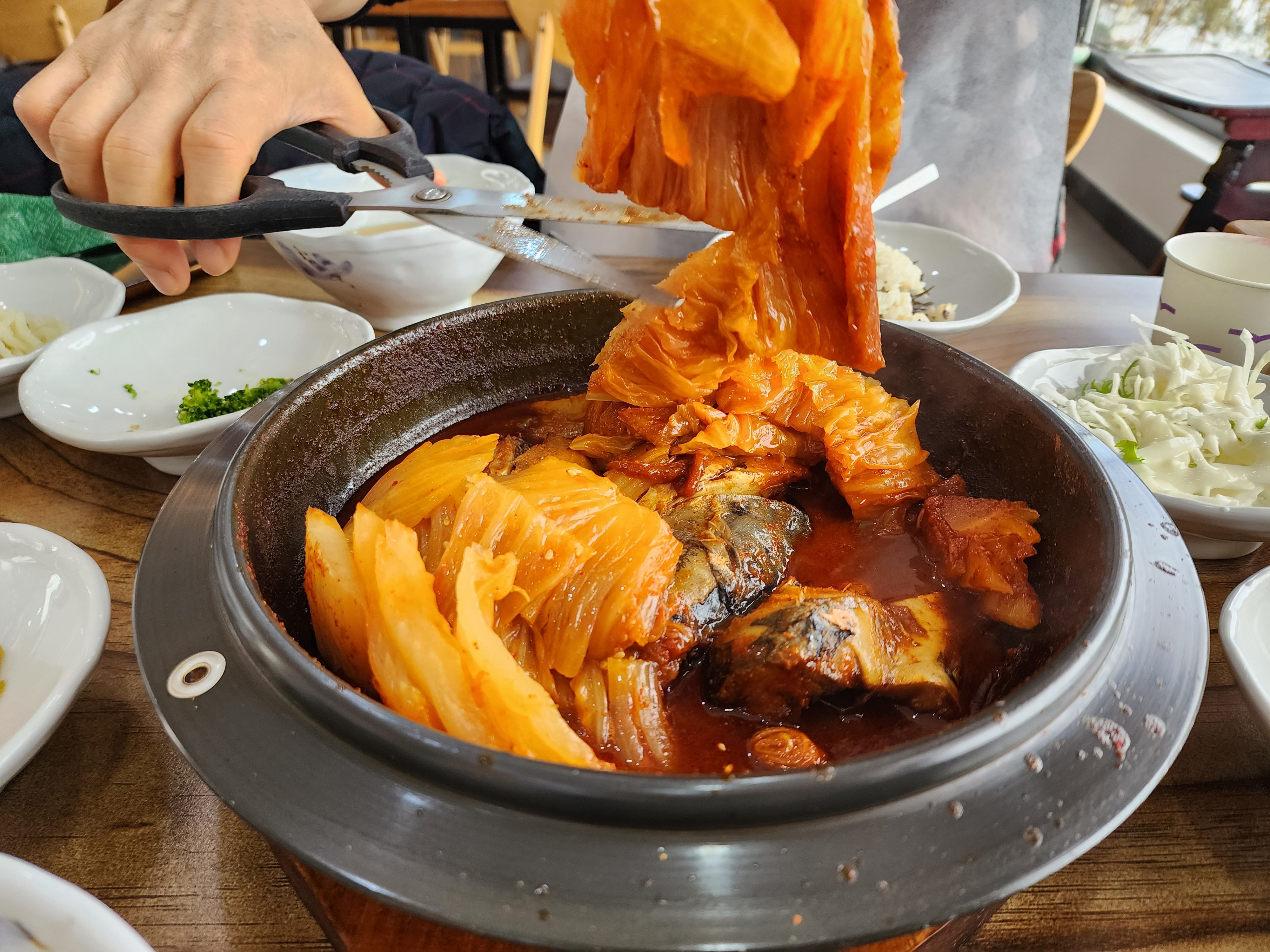 중문고등어쌈밥