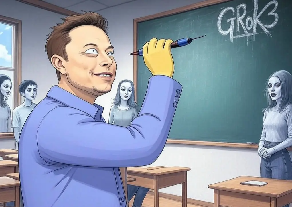 이토준지 스타일 일론 머스크