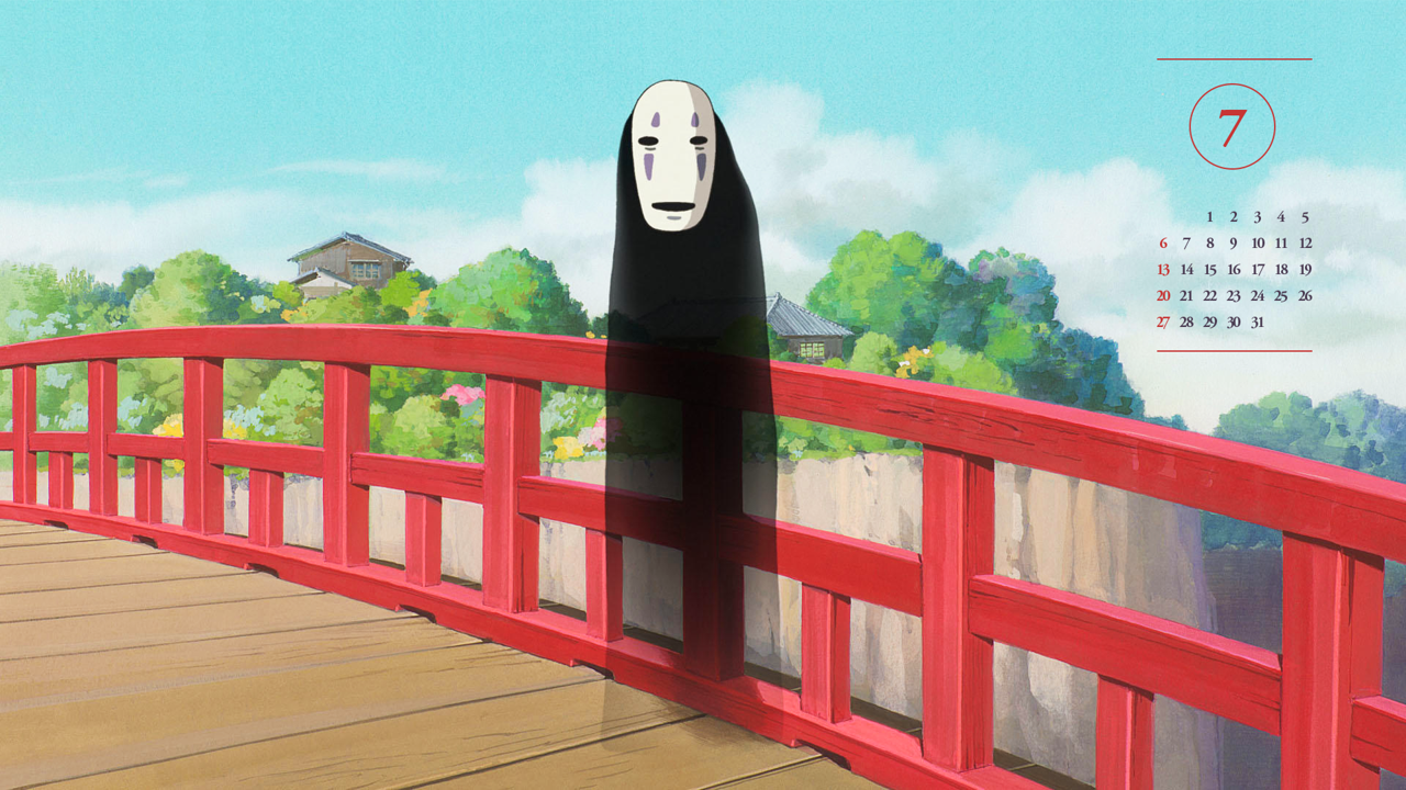 07 가오나시 A - 2025년7월 노트북배경화면