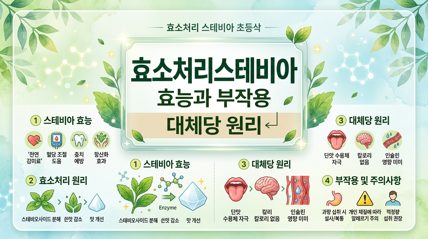 효소처리스테비아 효능과 부작용