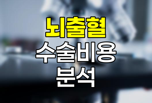 뇌출혈 수술비용 실태와 대비책