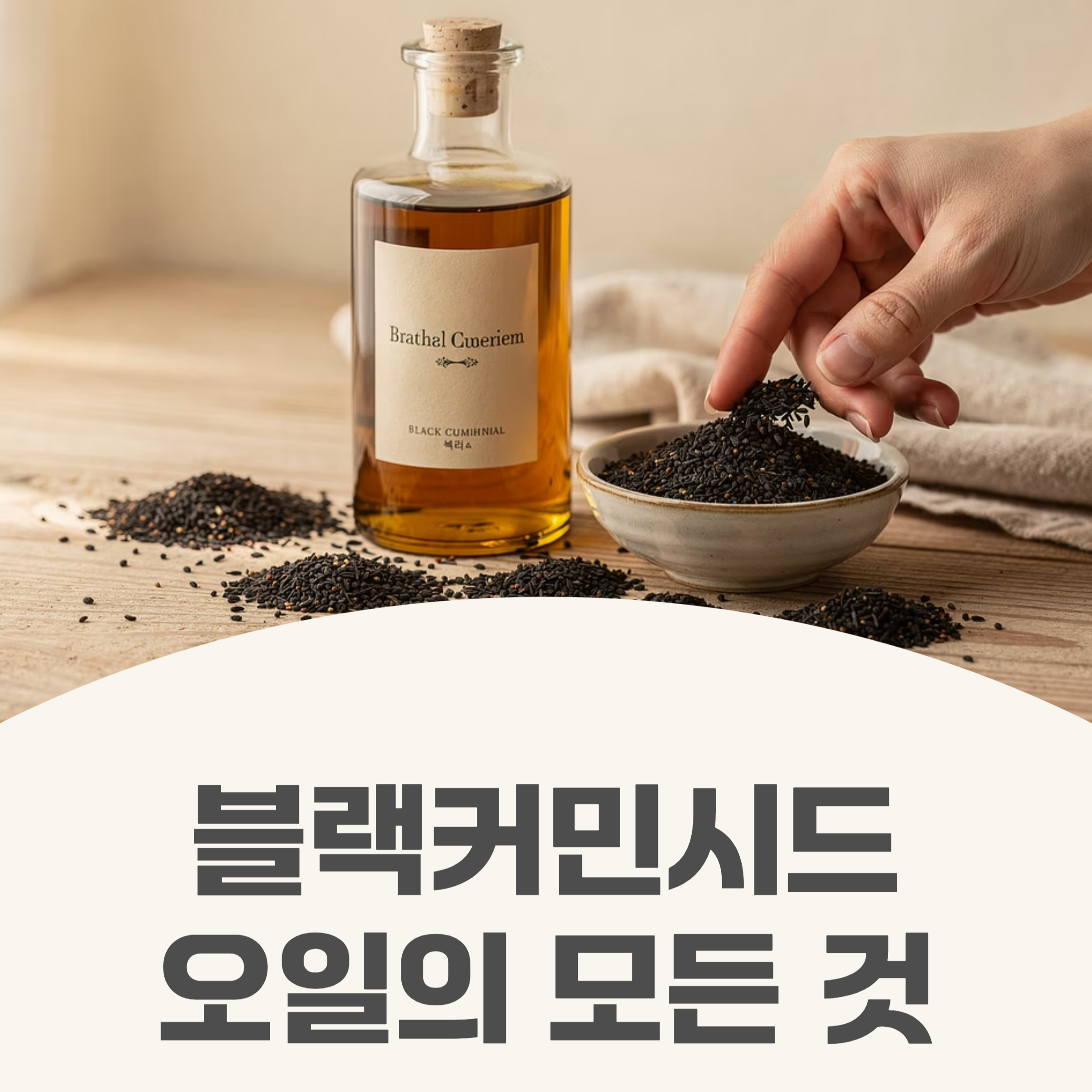 블랙커민시드 오일 효능 캡슐 먹는법