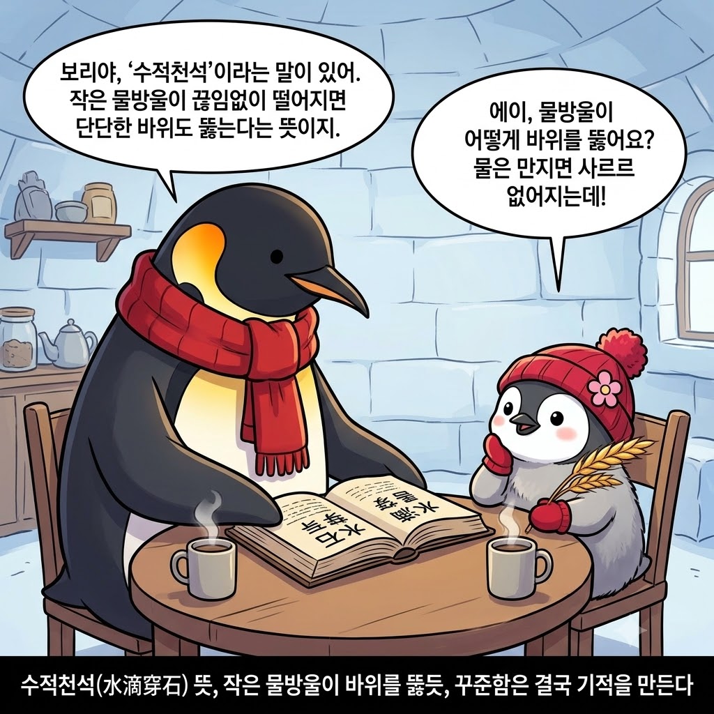 꾸준함이 결국은 기적을 만든다, 수적천석 이미지 1