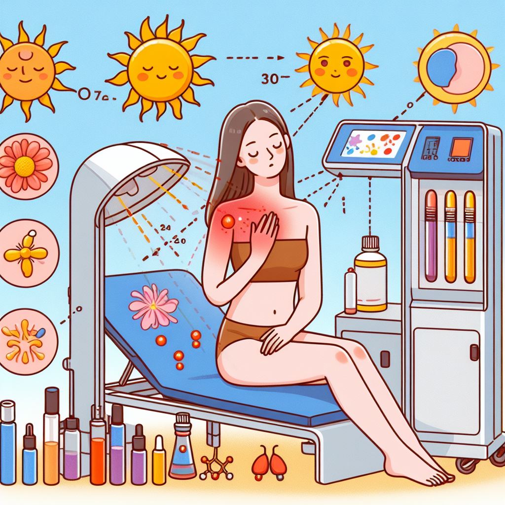 아토피 피부염의 광선치료