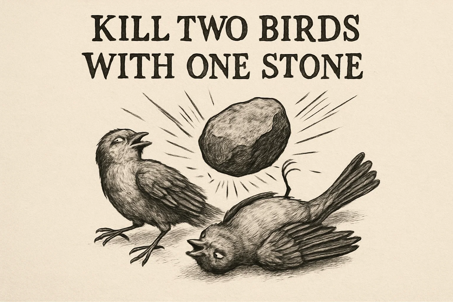 TOEFL TOEIC 기출 관용 표현 - Kill two birds with one stone