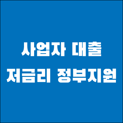 개인사업자-대출