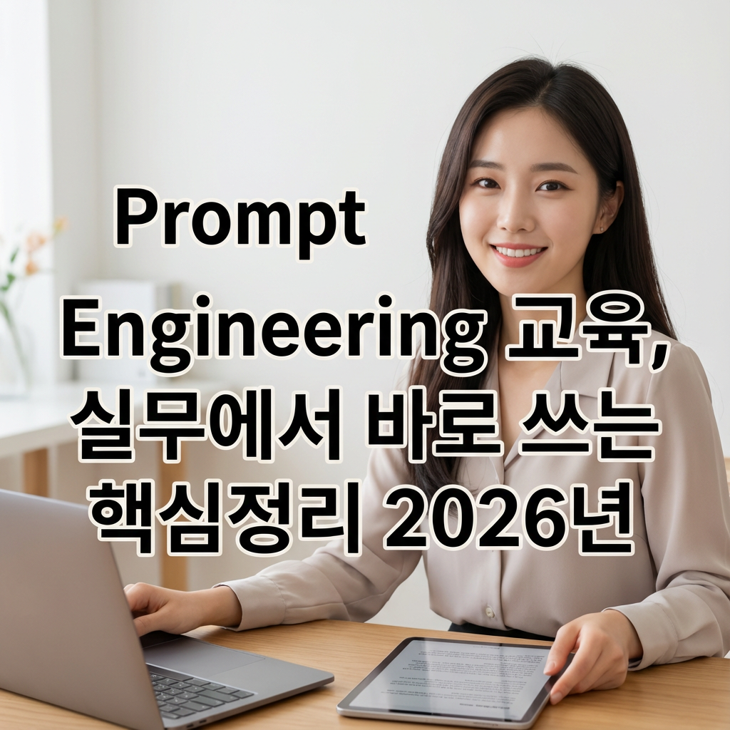Prompt Engineering 교육 ｜ 실무에서 바로 쓰는 핵심정리 2026년