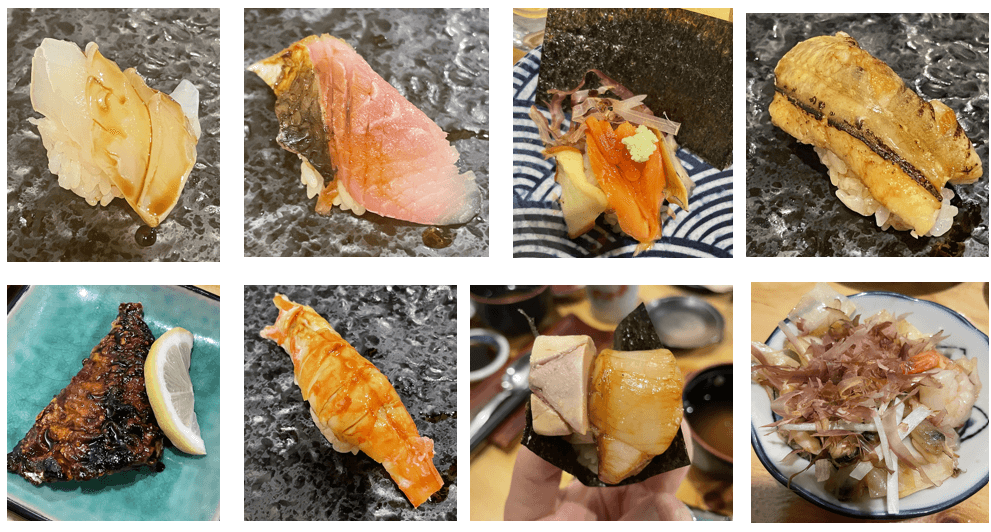 다양한-일본식-음식