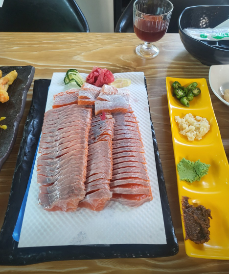 기화양어장 횟집 대표 메뉴