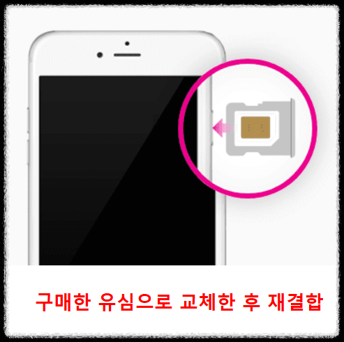 유심 설치방법