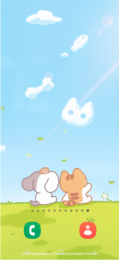 방법 1: 홈화면에서 위젯 모드 진입하기