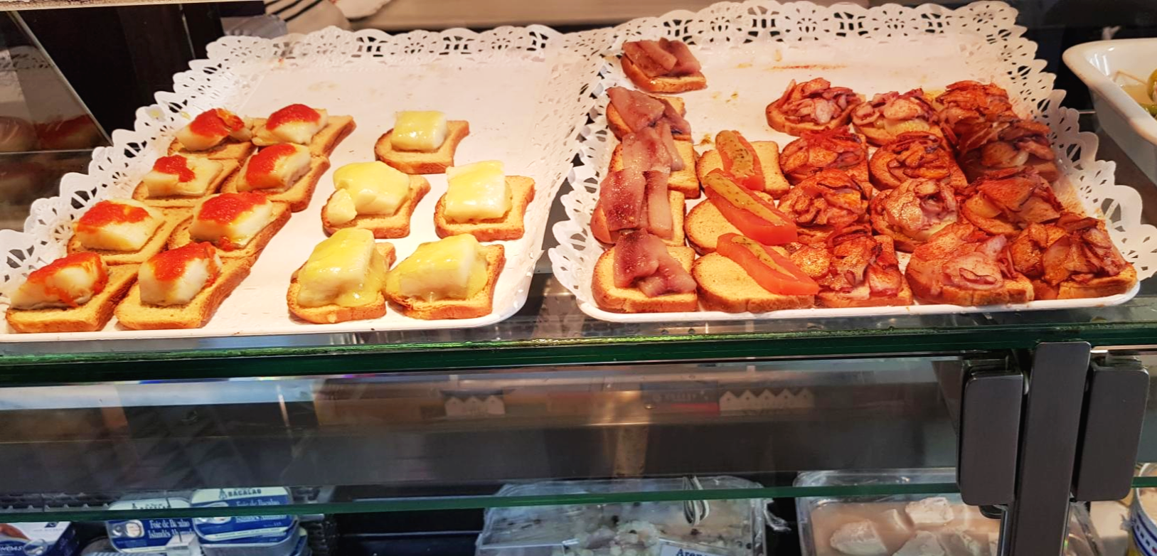 스페인 마드리드 산 미구엘 시장 카나페