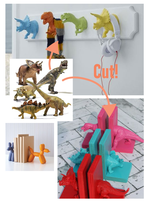 Kids Room: Dinosaurs Book Ends
