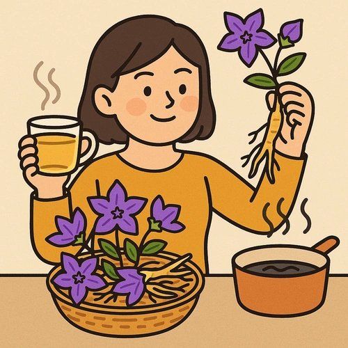 도라지꽃차 효능 및 만들기13