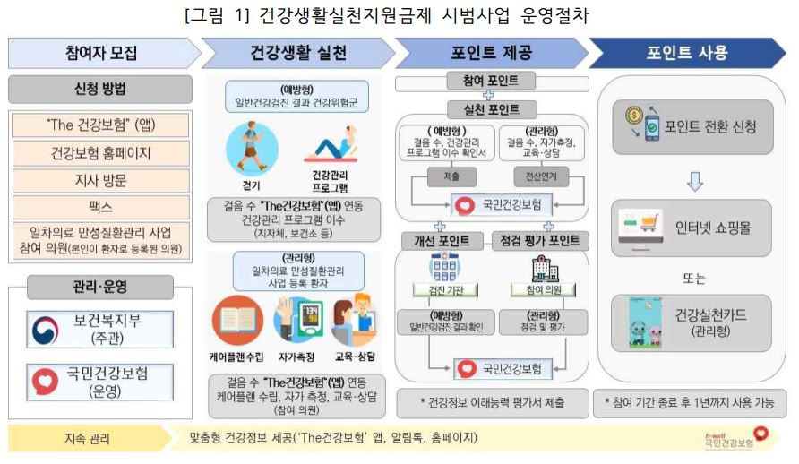 건강생활실천지원금제 시범사업