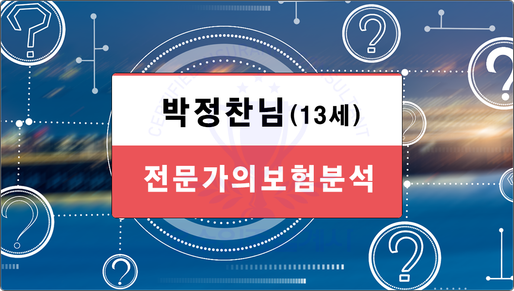 박정찬님보험분석
