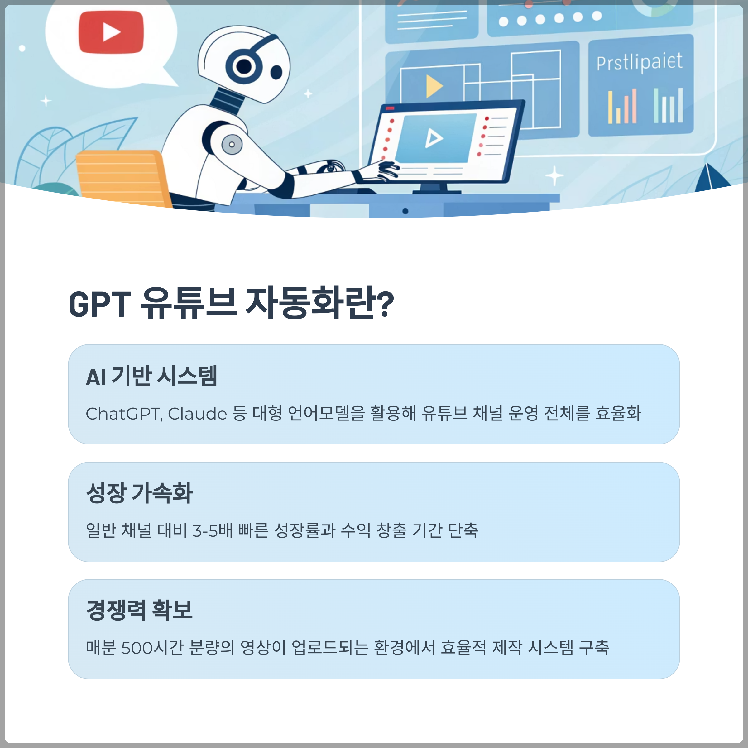 GPT 유튜브 자동화의 정의와 핵심 원리