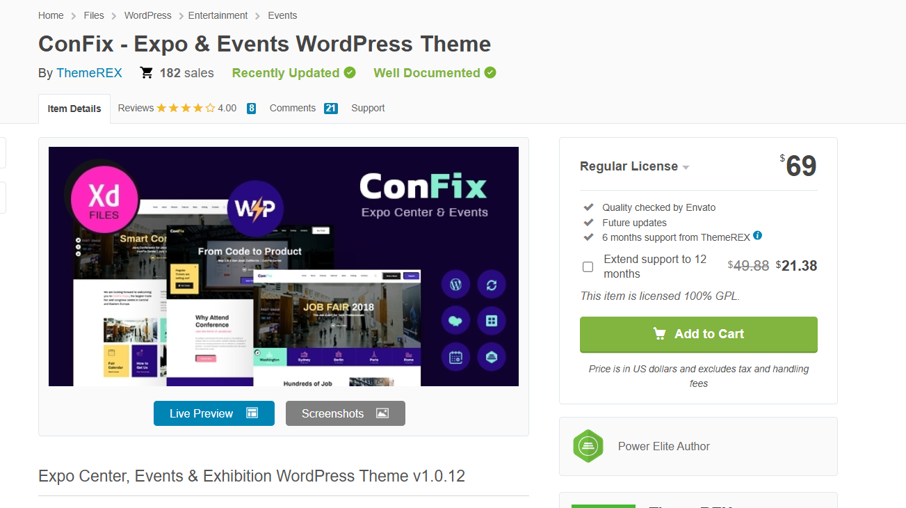 워드프레스 ConFix 테마