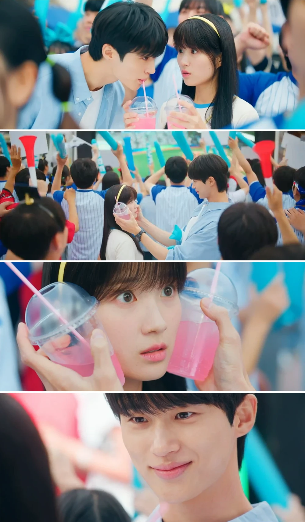 야구-길거리-응원-데이트하는-선재와-솔