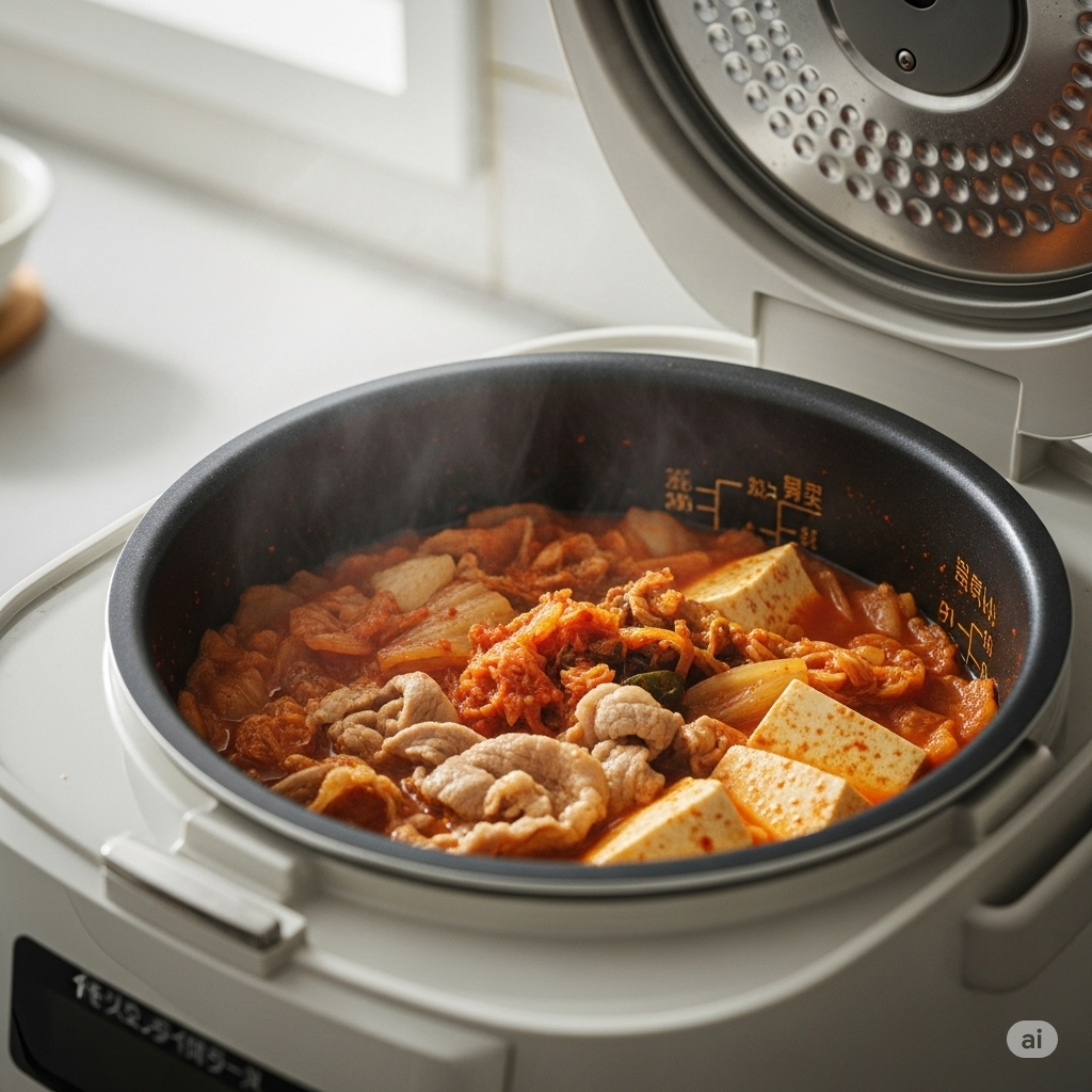 밥솥 김치찜
