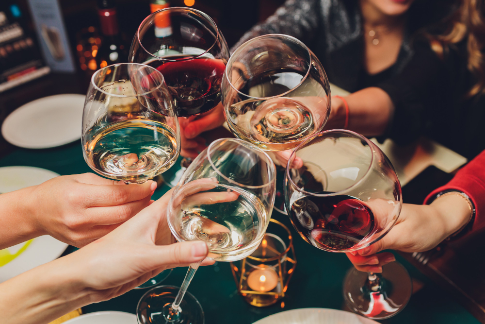 wine glasses