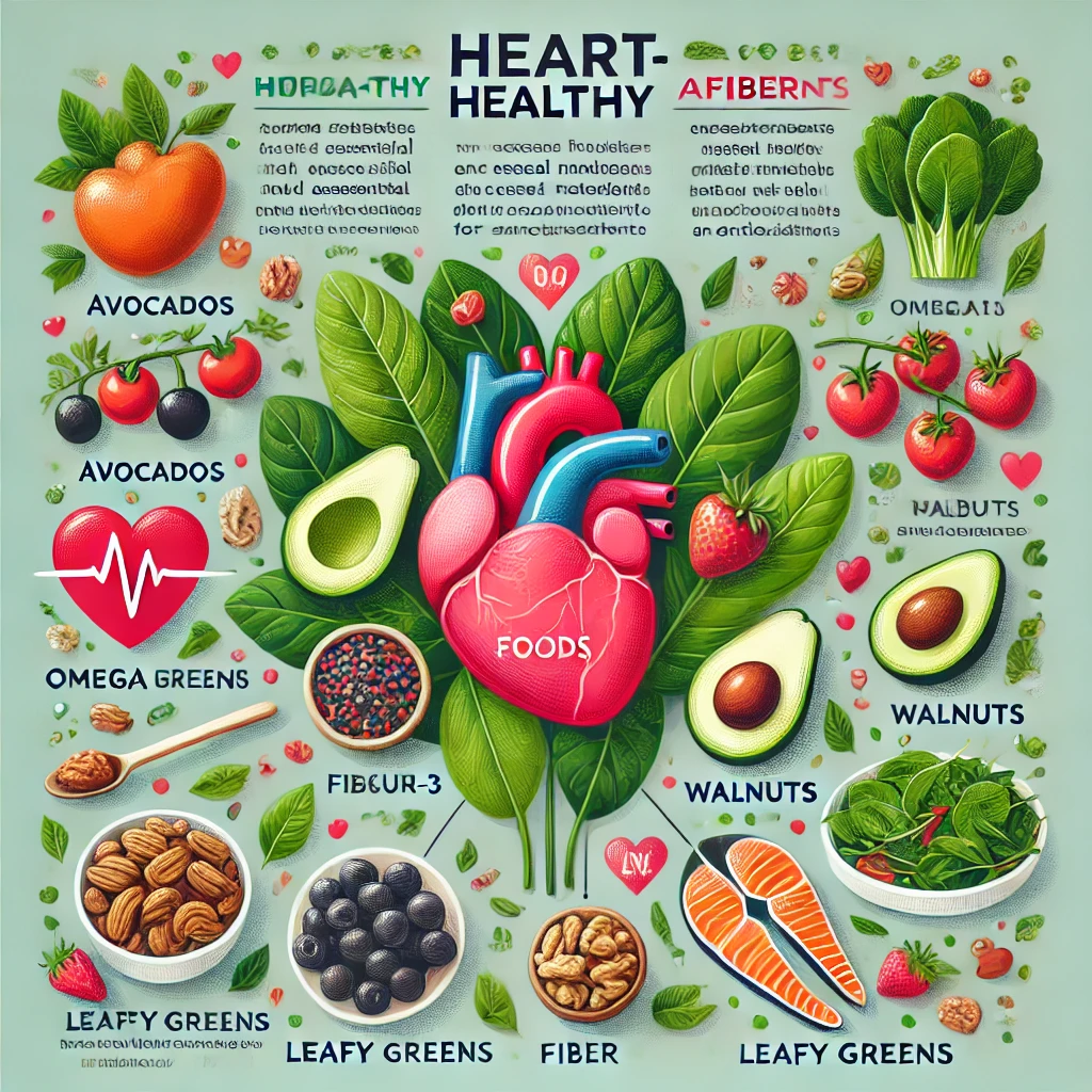 "심장 건강을 지원하는 필수 영양소가 풍부한 음식 리스트"