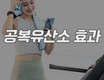 공복 유산소 효과 2025년 다이어트 핵심