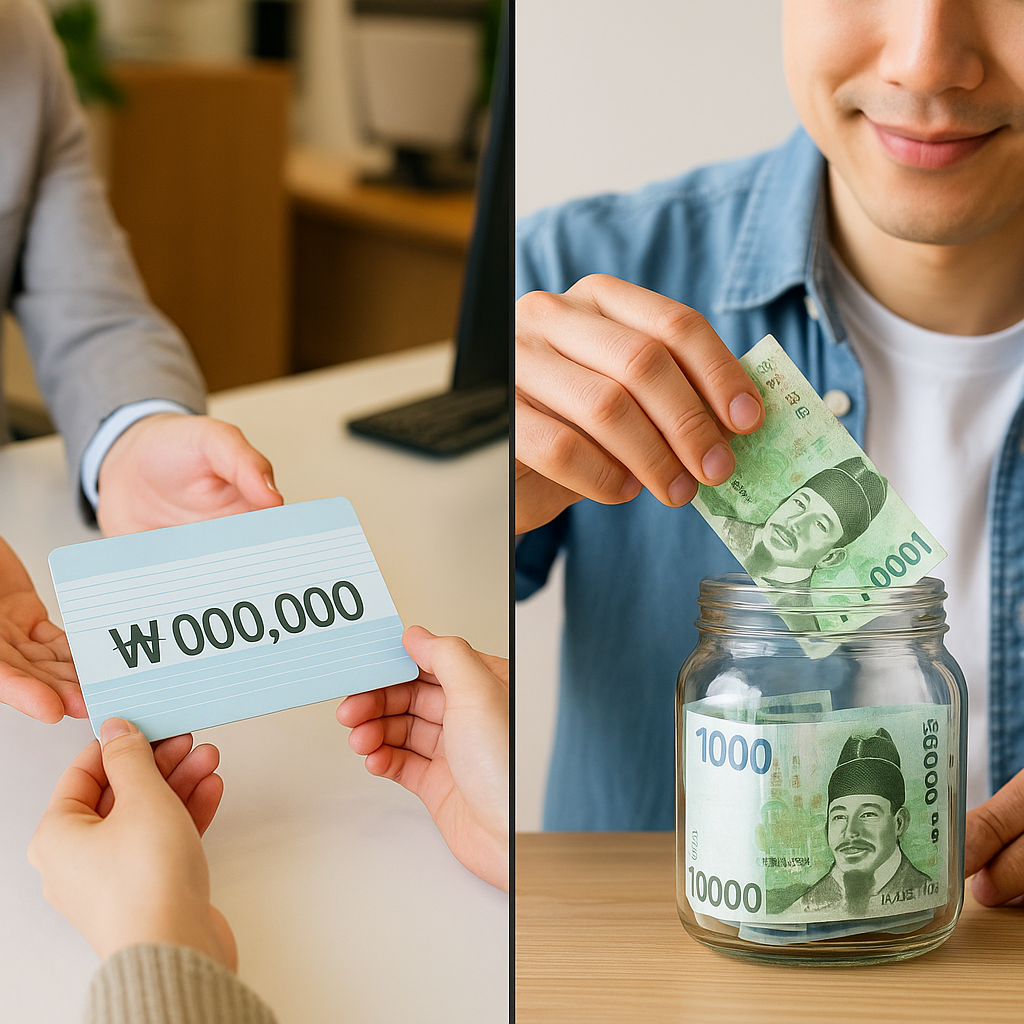 은행에 돈을 저금하는 꿈