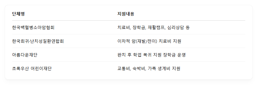 민간단체 연계 지원