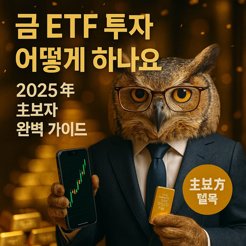 금 ETF 투자 어떻게 하나요 2025년 초보자 완벽 가이드