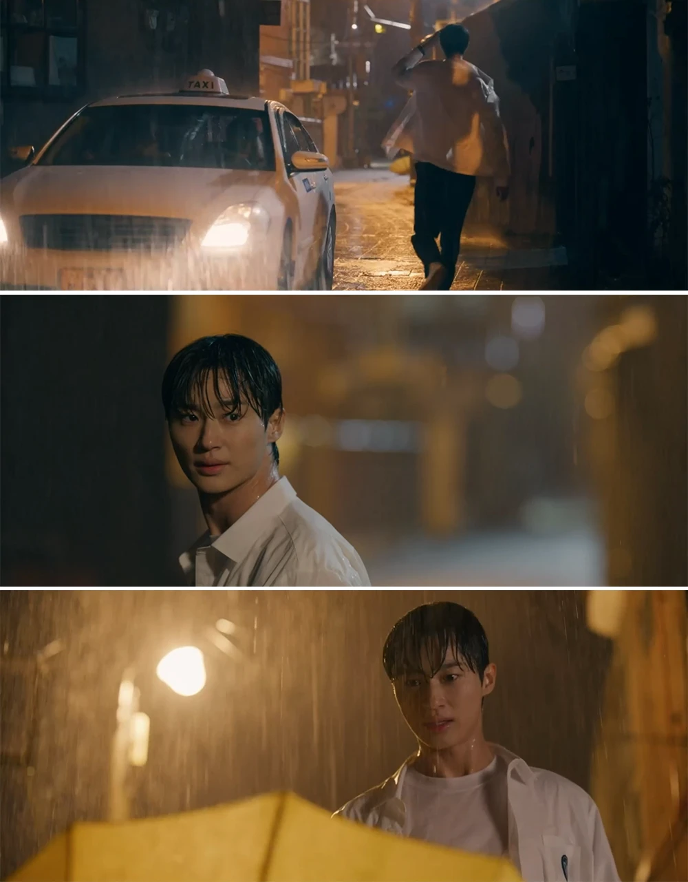 택시를-지나쳐-떨어져-있는-솔이-우산을-발견하는-선재