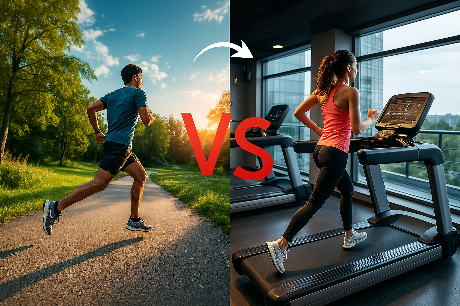 야외러닝VS실내러닝(러닝머신)