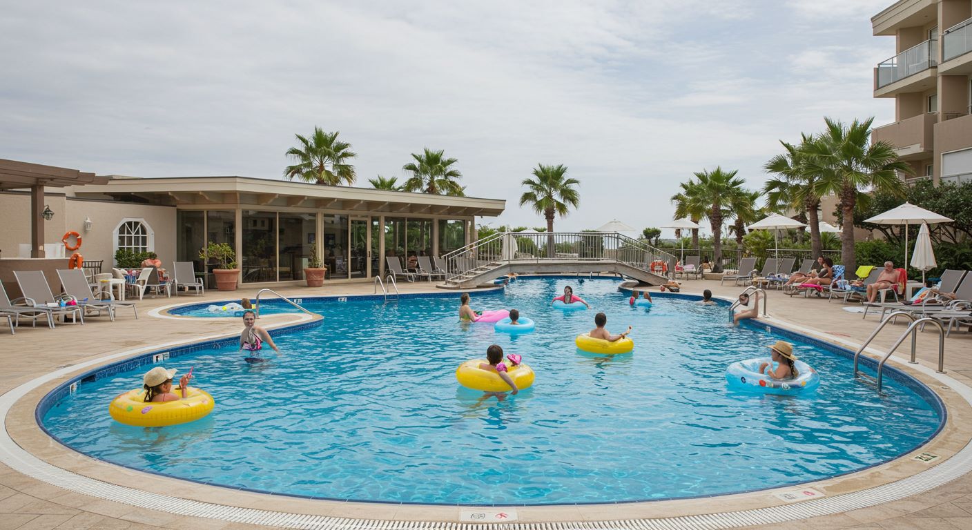 호텔 수영장 사진