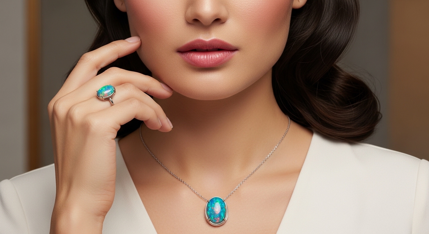 블루오팔 탄생석 의미와 신비로운 빛의 향연