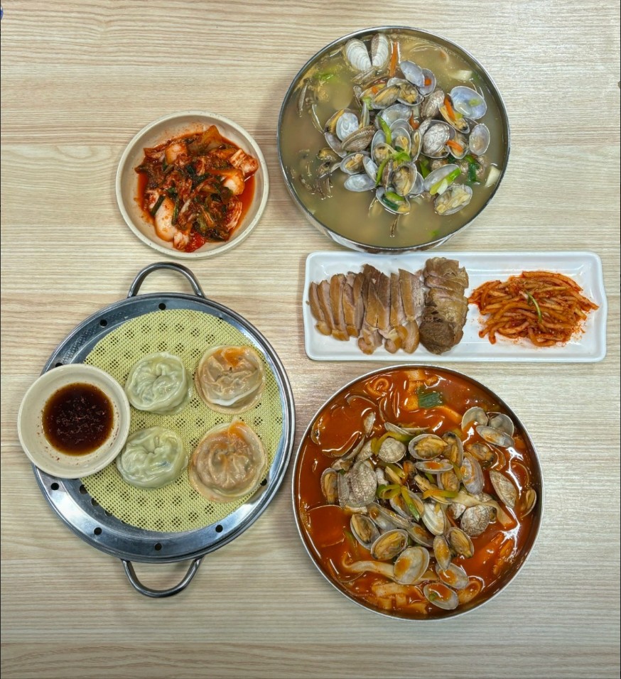 인천 강남시장 바지락칼국수 맛집