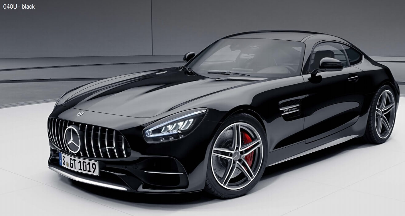 AMG GT Coupe 색상코드 - black(색상 코드 : 040)