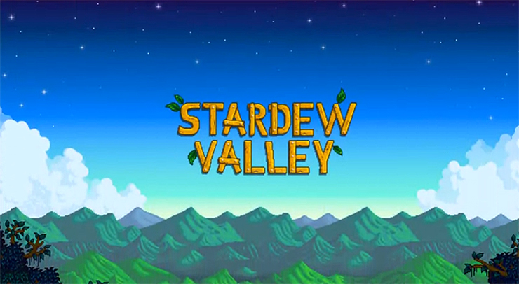 스타듀밸리-로고-인트로-배경