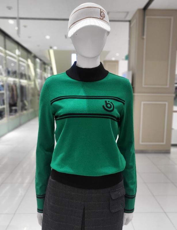 벤제프 모다벤제프골프 여성 기본로고포인트 반목 풀오버 BO5MWSP806