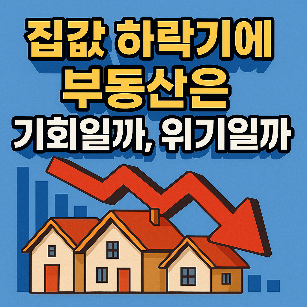 집값 하락기에 부동산은 기회일까, 위기일까