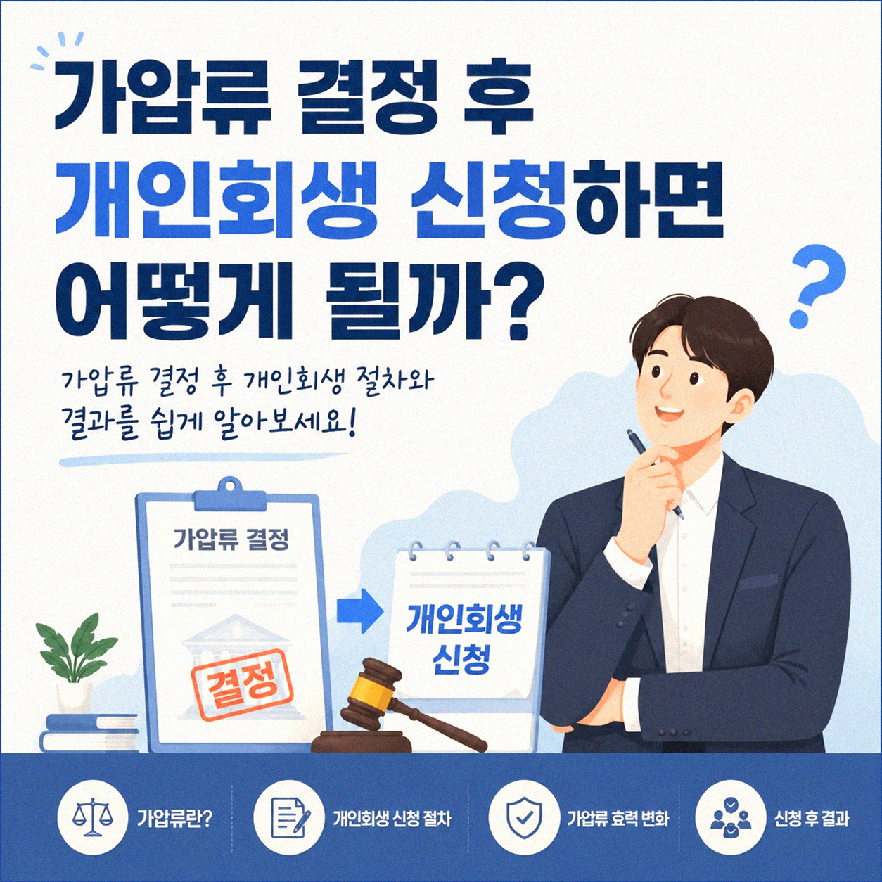 가압류 들어온 후 개인회생 신청, 이럴 때 어떻게?