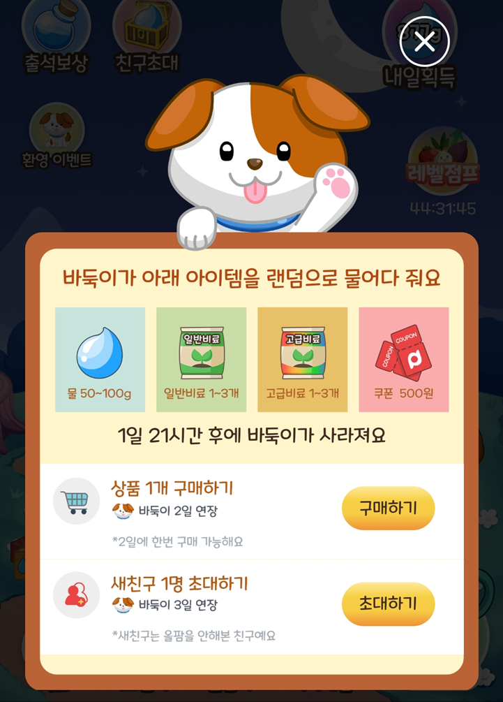 바둑이 입니다.