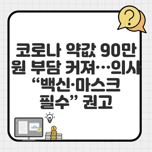 코로나 약값 90만 원 부담 커져…의사 “백신·마스크 필수” 권고